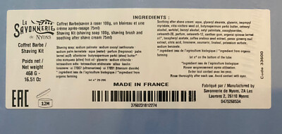 NEW La Savonnerie de Nyons Shaving Kit - Badger Shaving Brush