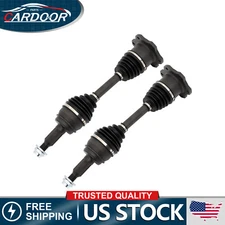 Pair Front CV Axle Shaft For Chevy GMC Silverado Suburban Sierra 1500 4WD