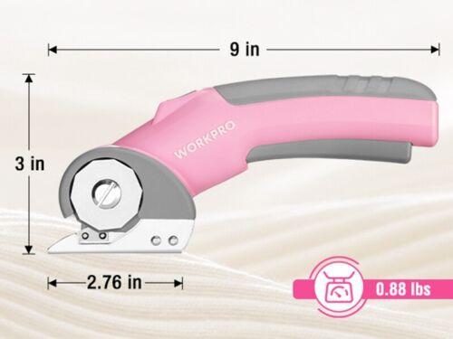 WORKPRO 4.0V Cordless Electric Scissor Rotary 280RPM Cutter Rechargeable Shears - Picture 3 of 12