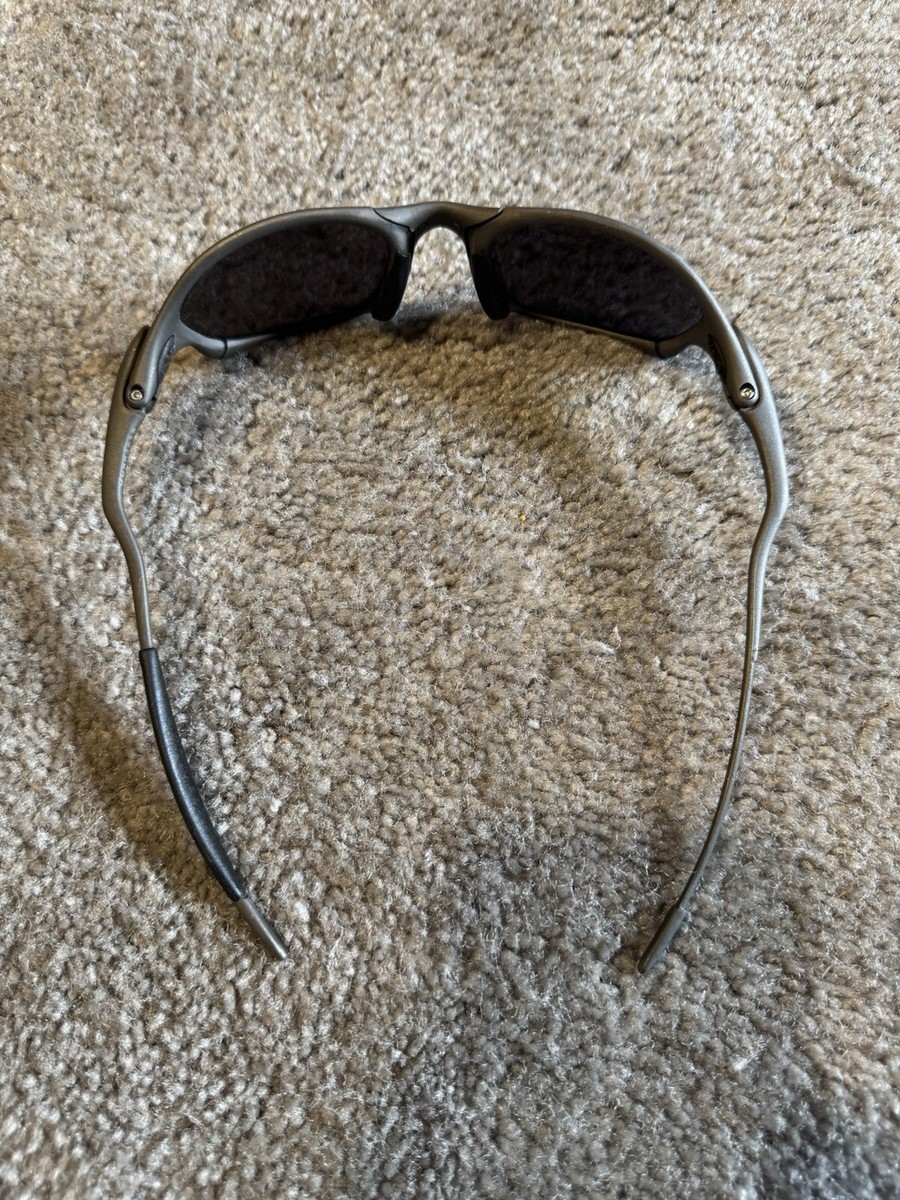 Vintage Oakley Juliet X-Metal Titanium Sunglasses Men's Y2K Gray