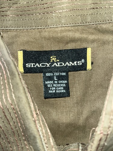 Stacy Adams Longsleeve Shirt Mens Size Large - Picture 3 of 9