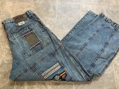 FO5 World Fighter Eazy Fit Blue Jeans Pants 34x33 Zipfly Colorful