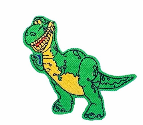 Toy Story patch Walt Disney emblem sew on jacket T Rex dinosaur Woody vtg dino - Picture 1 of 3