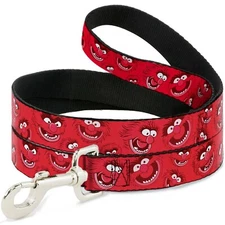 Buckle-Down Dog Leash Animal Expressions Scattered Reds Available in Differen...