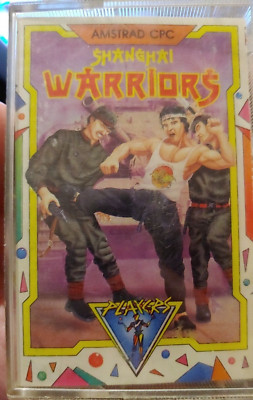 Shanghai Warriors (Players 1988) Amstrad CPC (Tape, Manual, Box) works 8-bit