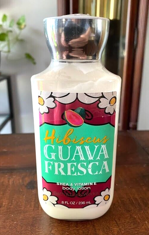 Bath & Body Works • HIBISCUS GUAVA FRESCA Shea & Vitamin E Body Lotion 8 oz NEW
