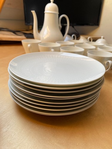 Rosenthal Studio-linie Romanze weiß 37 tlg. Kanne Kaffeeservice Dosen Kännchen - Bild 2 von 14