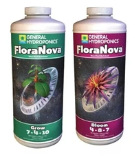 General Hydroponics FloraNova Grow & Bloom 1 Quart Kit Grow Bloom Indoor Outdoor
