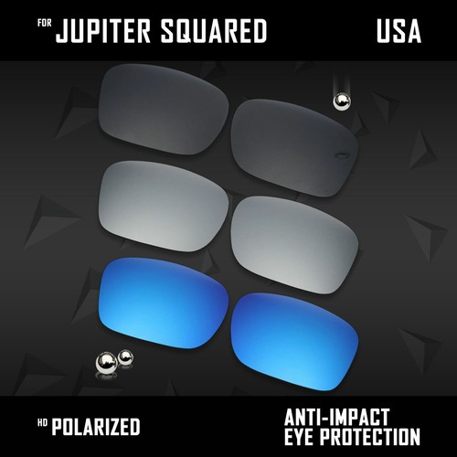 Anti Scratch Polarized Lot Replacement Lenses for-Oakley Jupiter Squared OO9135 - Picture 28 of 34