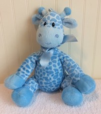 First And  Main Jingles Blue Giraffe Baby Plush Rattle 2773 Toy 9" Lovey 2010