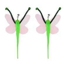 2 Pcs Cat Wand Replacement Cat Wand Refill Attachments Green Caterpillars