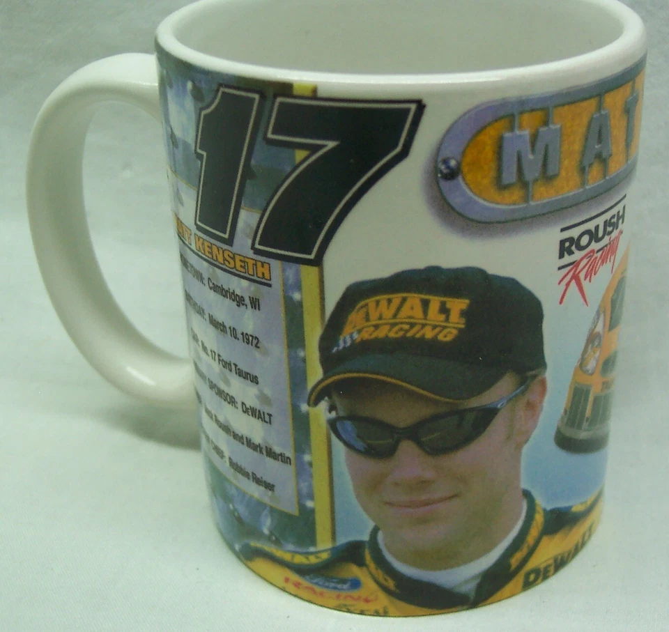 MATT KENSETH Nascar #17 Racing CERAMIC DRINKING MUG CUP - Image 3 of 4