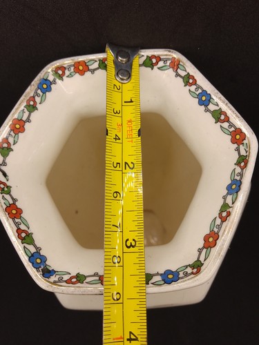 Vintage CLIFTON FALCON WARE Vase Decorative Floral Pattern Art Deco Vase - Picture 10 of 11