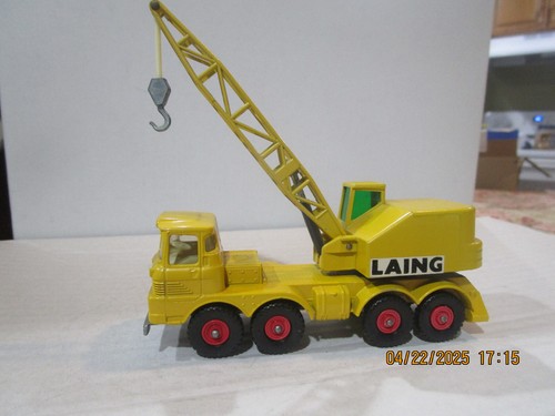MATCHBOX Super Kings K12 SCAMMELL Mobile Crane Black Piston Variant Minty Vtg