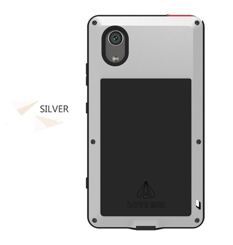 LOVE MEI Wasserdicht Metall Gorilla Glas Schutz Case für SONY Xperia XA1 Plus - Picture 12 of 13