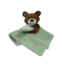 Little Miracles Costco Bear Green Yellow Star Baby Lovey Security Blanket NO TAG
