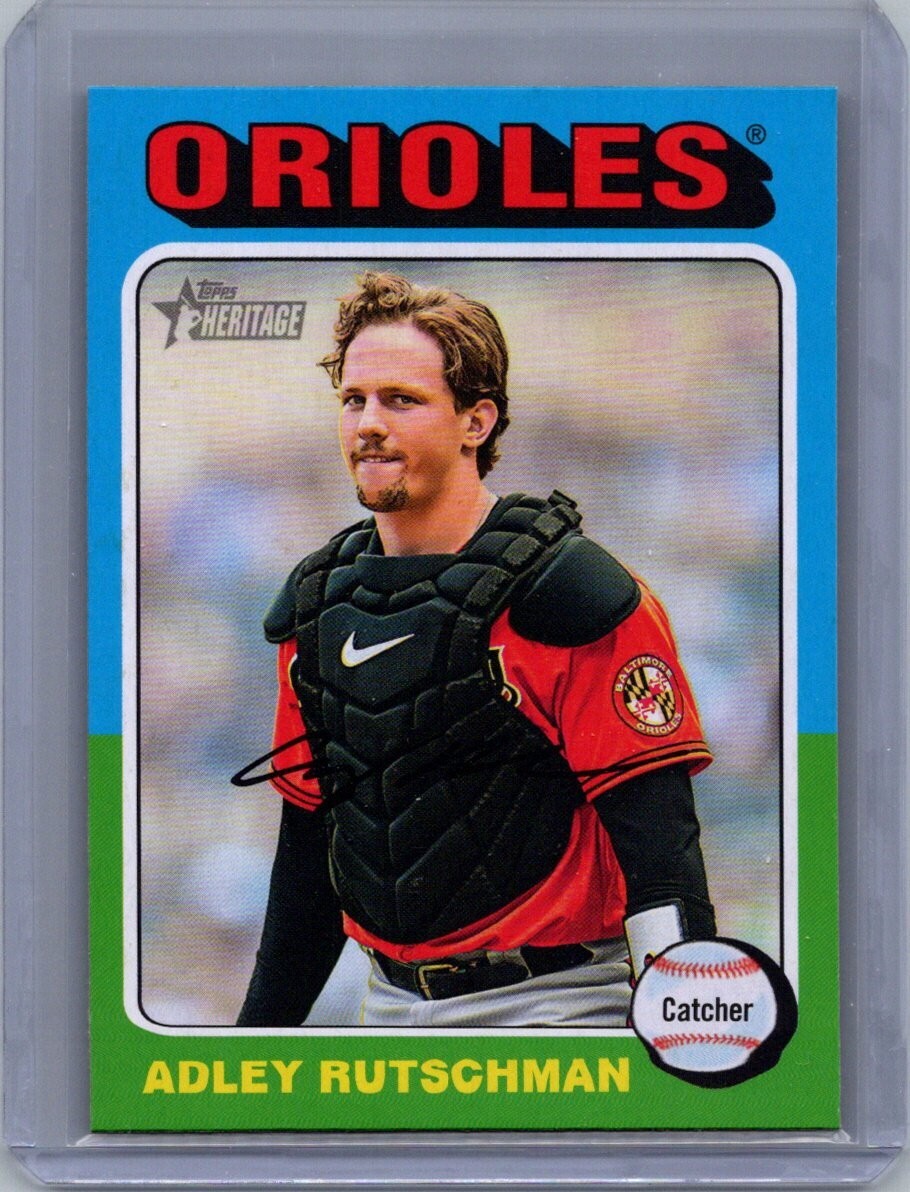 2024 Topps Heritage Color Swap Variations #188 Adley Rutschman