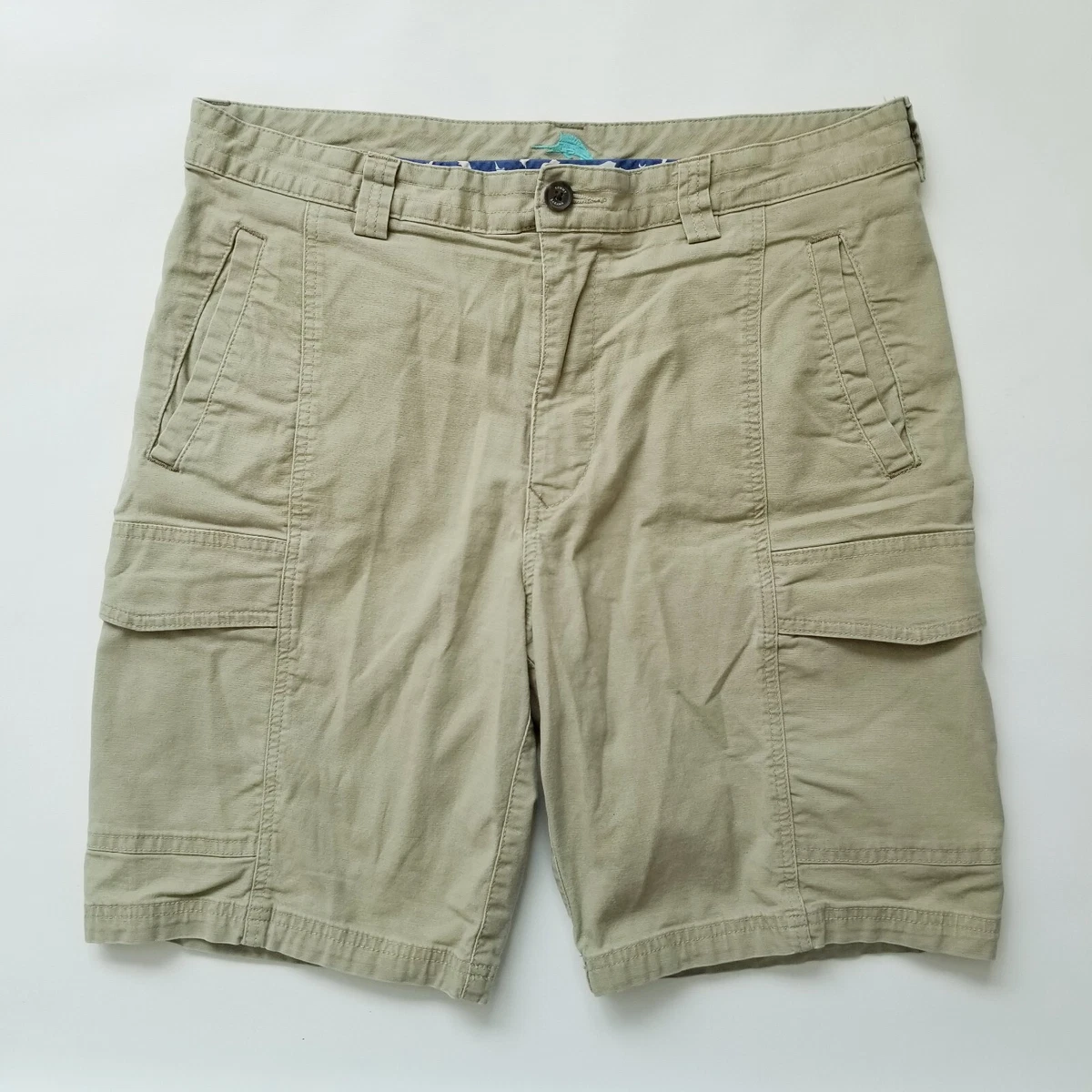 Tommy Bahama Key Isles Khaki Cargo Shorts 10