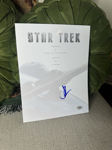 JJ Abrams Signed Autographed STAR TREK Script Cover PSA Certified Rare Piece !! - 第 3/3 張圖片