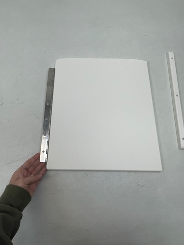 LARSON BOAT 122500-14757 WHITE PLASTIC 15 1/4" X 13 3/4" TRANSOM DOOR BOAT - Foto 11 di 12