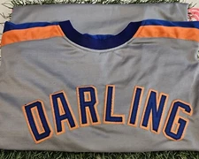 Ron Darling Signed New York Grey Baseball Jersey (JSA)