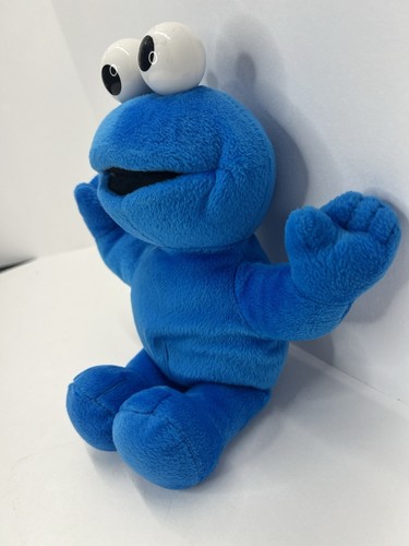 Vintage 11" Sesame Street Cookie Monster Blue Plush Stuffed Fisher Price Mattel - Picture 3 of 11