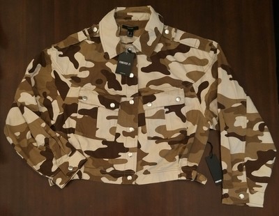Forever 21 Short Jacket - Taupe / Brown 