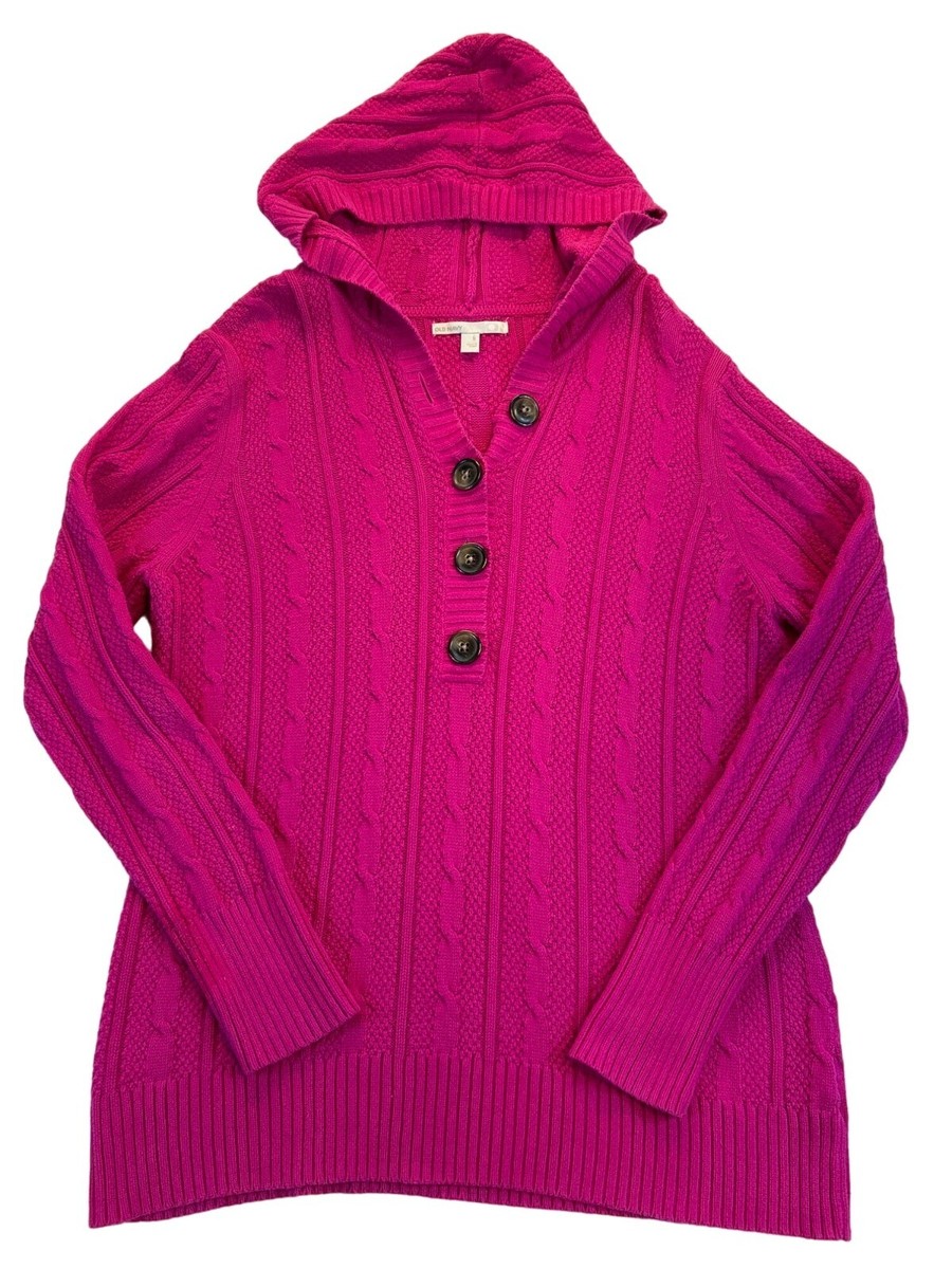 Cable Knit Sweater Old Navy Womens Sweater Coats Y2k Pink Cable