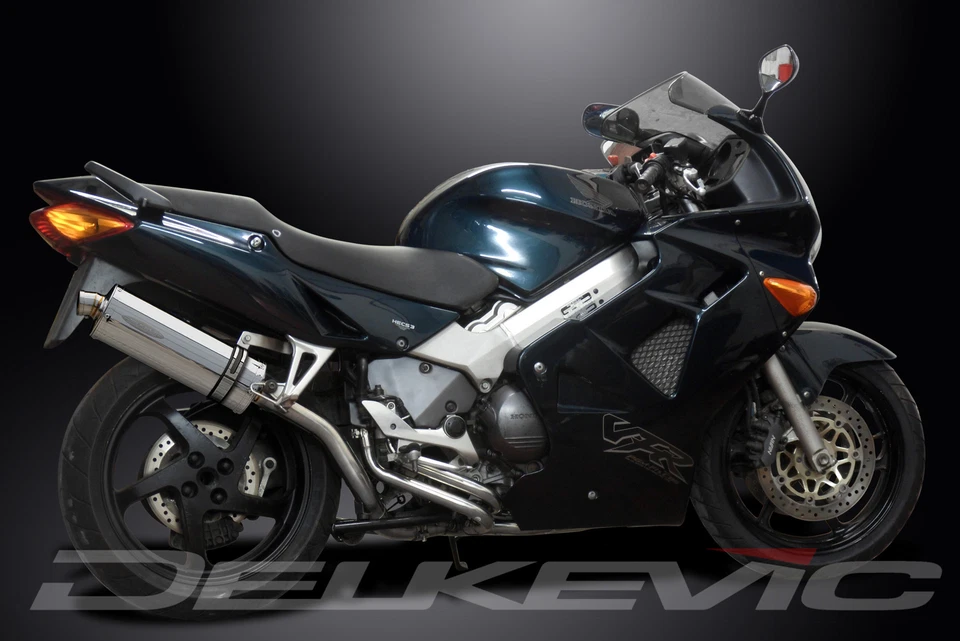 Комплект овального глушителя из нержавеющей стали для выхлопной системы Honda VFR800 Interceptor 1998-01 - Изображение 4 из 4