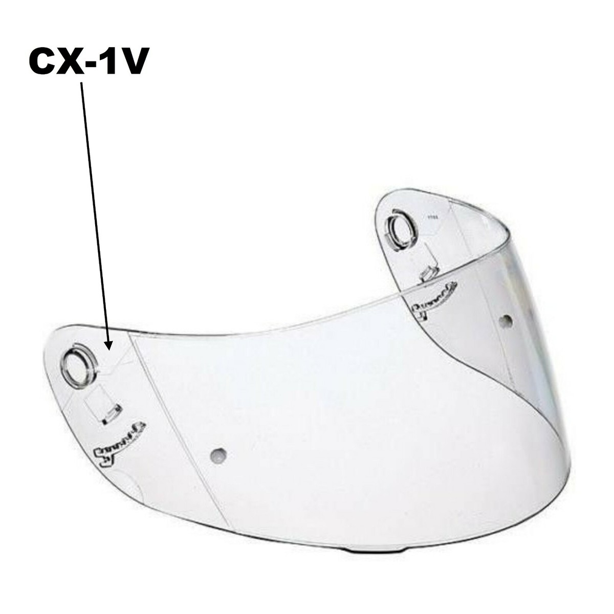 SHOEI CX-1V X-SPIRIT XR1000 RAID2 MULTITEC PINLOCK READY COMPATIBLE VISOR