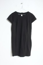 Mango Suit Womens Open Back Pencil Dress - Black - Size L Large (G39)