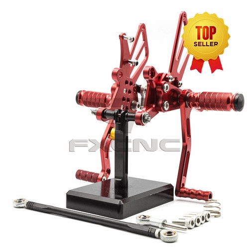 CNC Front Rearsets Footpegs Rest For BJ600 TNT600 BJ600GS BN600 2010 11 2012 Red - Picture 8 of 14