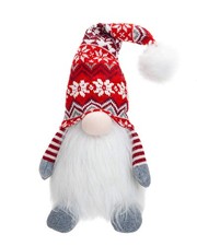 Image of Christmas Sitting Gonk with Red Hat 18" Christmas Decoration Home Décor