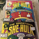 Vintage Marvel Sensational She-Hulk #1 (1st)#2#4Marvel 1989 Comic Book Bundle