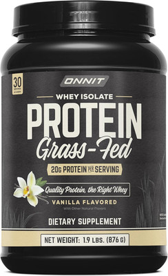 Grass Fed Whey Isolate Protein Powder, Vanilla Flavor, Whey Protein Powder Dieta