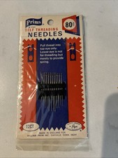 Vintage Prims Self Threading Needles. #1763 original Pack 12ct.