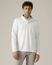 Rhone Clubhouse Golf Pullover Men  s Quarter Zip Slate Gray Performance Top