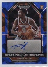 2023-24 Panini Prizm Draft Picks Blue Ice 45/75 Timmy Allen #DPA-TAL Auto 0v2h