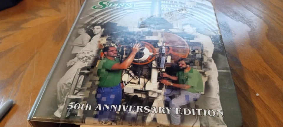 Manual de recarga de rifle Sierra 50 aniversario 4ª edición 1995 Foto 2 de 4