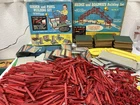 CHAD VALLEY VINTAGE 1950'S  BUILDING SETS x 2 BRIDGE/ROADWAYS & GIRDER/PANEL