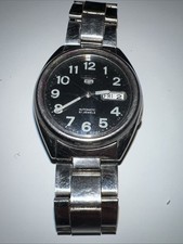 VINTAGE SEIKO DAY DATE AUTOMATIC REF 7S26A 5055 SERVICED GOOD CONDITION