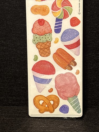HTF Vintage Hallmark Carnival Food Adesivi 3 Fogli Nuovo Vecchio Stock - Foto 3 di 6