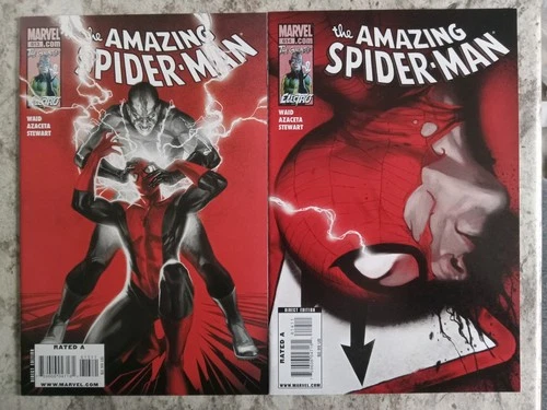 Amazing Spider-Man #613 614 Set 1st Print VF+ Marvel Comics 2010