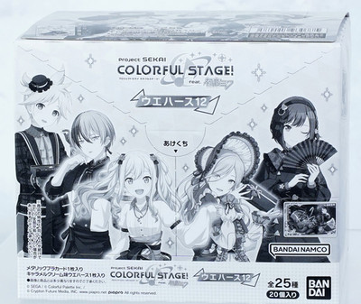Project Sekai COLORFUL STAGE Wafer vol.12 Metallic plastic card 20 Packs set Box