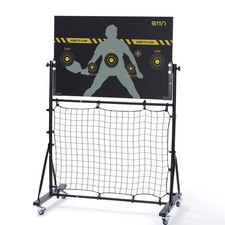  Upgraded A11N Pickleball Practice Rebounder, Adjustable Angle Dual-Sided Pi...