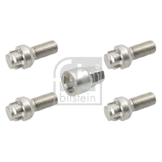 4X Radschraube FüR Seat Toledo 1L KG3 1.6 1.8 1.9 2.0 91 Bis 15 Febi BFC M276825-image