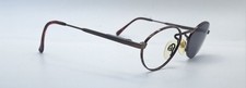 Vintage Marchon CEO 104 Tortoise Bronze Oval Metal Sunglasses FRAMES ONLY Japan