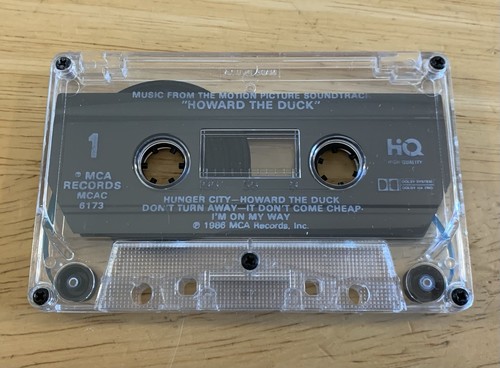 HOWARD THE DUCK - Cassette - Music from Motion Picture Soundtrack - 1986 Tested - Picture 6 of 8