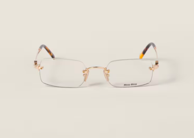 Miu Miu SMUB50 Sunglasses Gold/Clear 52-20-140mm With Case New | eBay
