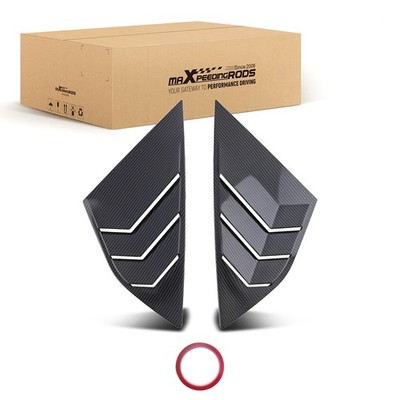 ABS Side Window Louvers for Ford Focus MK3 Hatchback 2012-2018 Painted